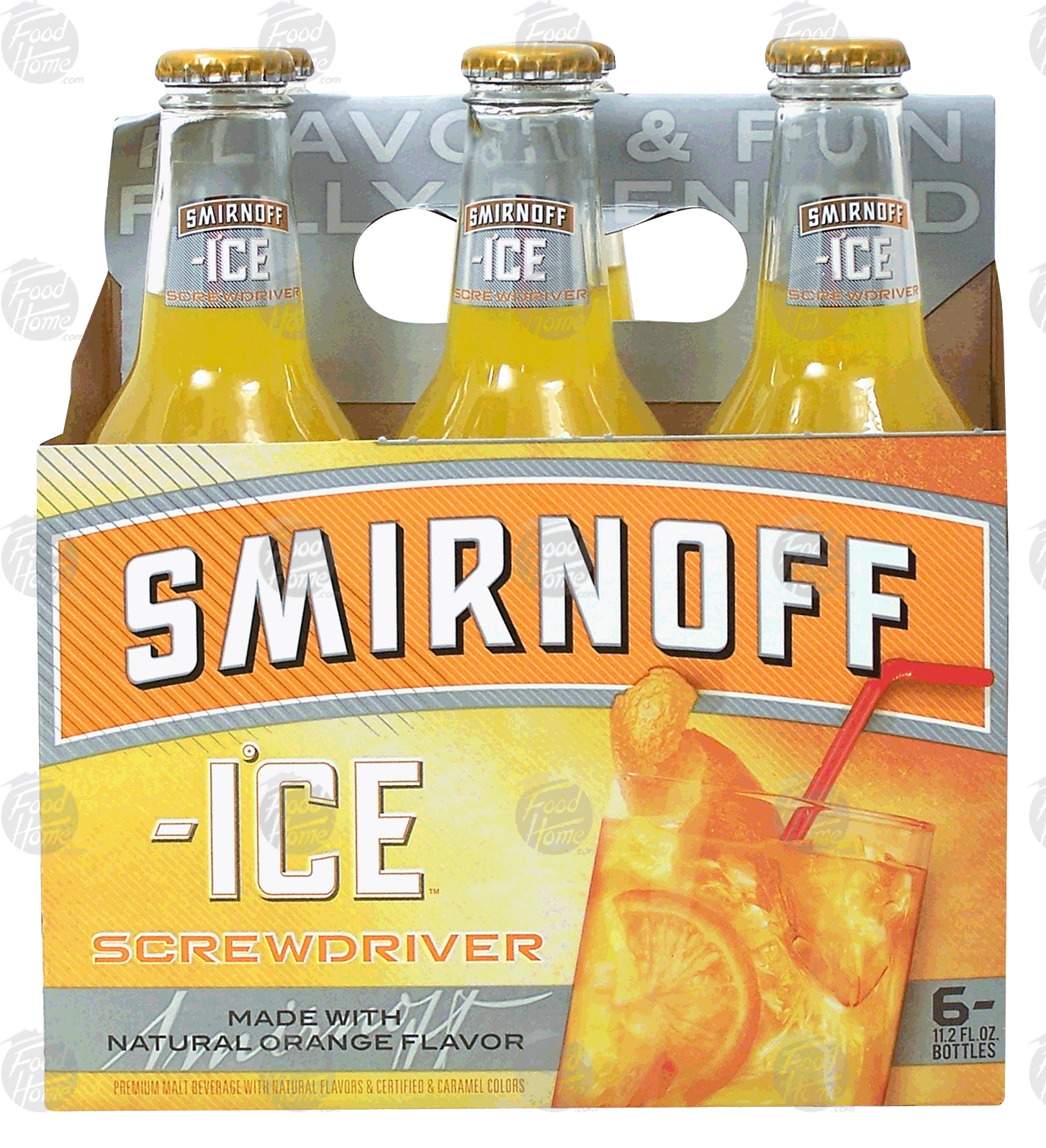 Smirnoff Ice screwdriver orange flavor malt beverage, 11.2-fl. oz. Full-Size Picture